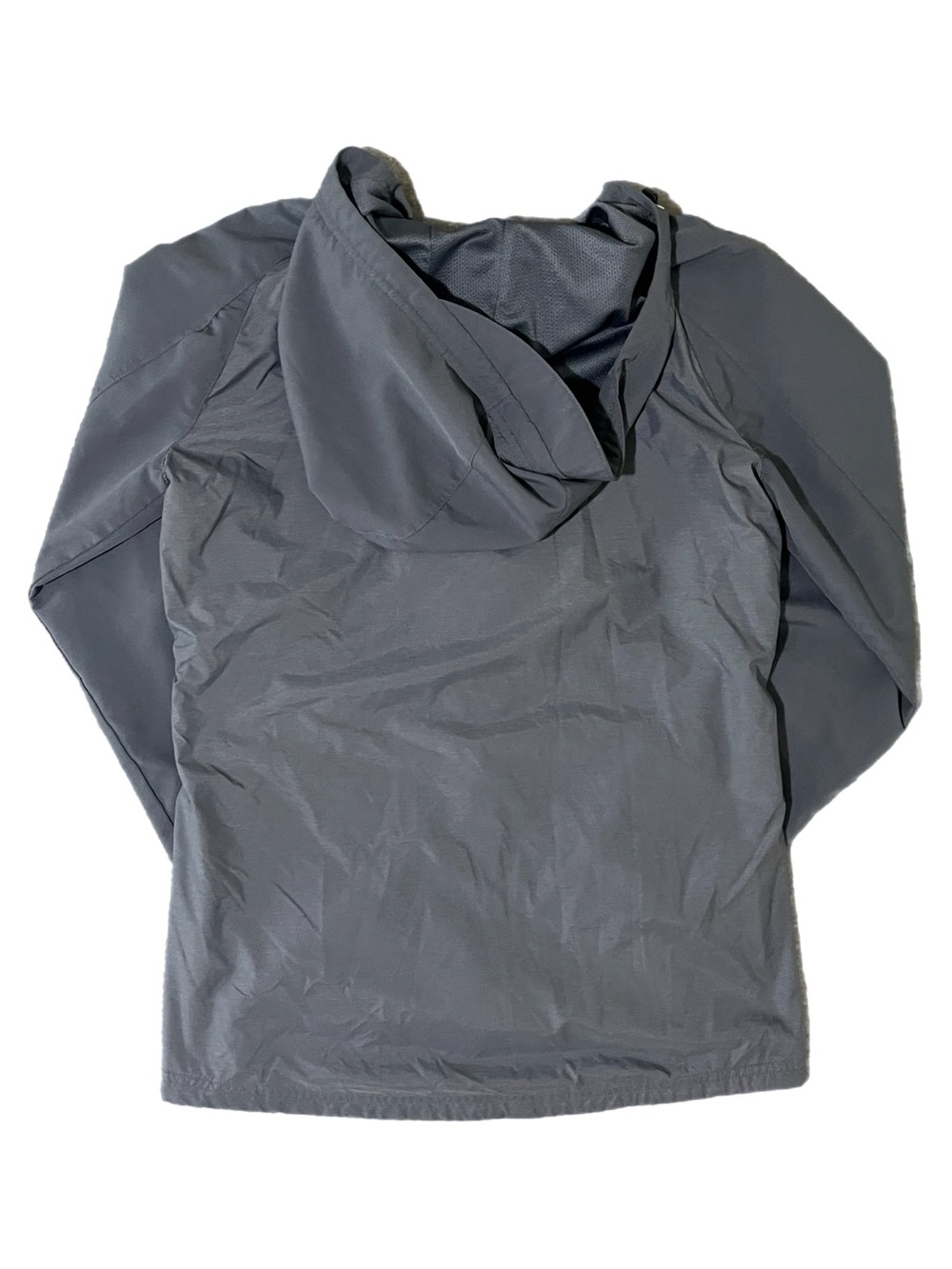 🪨 Adidas Hooded Windbreaker Jacket in Charcoal Gray | Men’s Sz XS - Picture 6 of 14